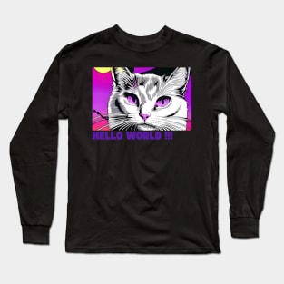 Meowsterpiece | Cat Lovers Long Sleeve T-Shirt